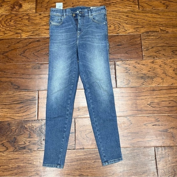 Diesel slandy high super skinny high waist denim jeans - Picture 2 of 13